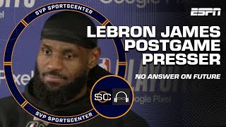 LeBron James focuses on his family and Team USA postgame after Lakers eliminated | SC with SVP