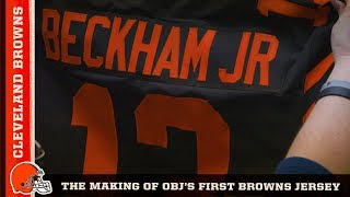 Making Odell Beckham Jr.'s Game Jersey | Cleveland Browns