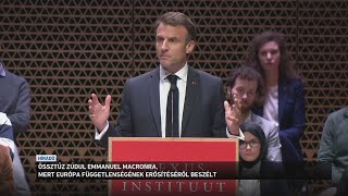 Össztűz zúdult Emmanuel Macronra, mert Európa függetlenségének erősítéséről beszélt