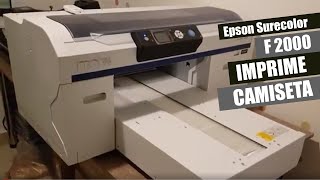 Imprimir camisetas? Epson Surecolor F-2000