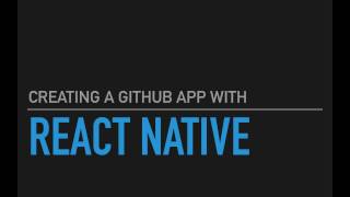 React Native Tutorial #1 - Making a splash screen