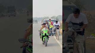 Desi Ka Aukat 🔥 || Sumon Stunts #shorts #zx10r #scorpio