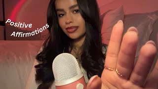 ASMR~ Positive Affirmations w/ Hand Movements ✨ (You will feel so much better)