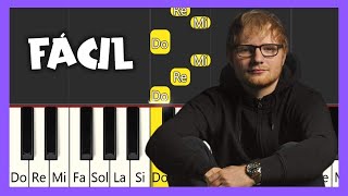 Ed Sheeran - Perfect - TUTORIAL DE PIANO FÁCIL - PIANO FÁCIL CON NOTAS