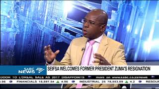 SEIFSA welcomes former President Zuma's resignation