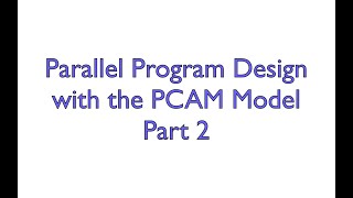 Parallel Program Design 2