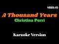 A thousand Years (Karaoke Version) Christina Perri│Your Karaoke Channel