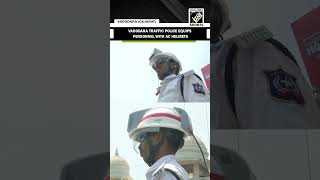 Vadodara Traffic police equips personnel with AC helmets to beat scorching heat