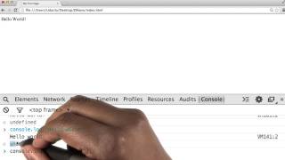 console.log() - JavaScript Basics