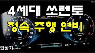 기아 4세대 쏘렌토 D2.2 4WD 정속 주행 연비(2021 Kia Sorento Smartstream D2.2 4WD Fuel Economy) - 2020.03.26