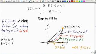 Lecture 18: Math. Analysis - Sequences of functions
