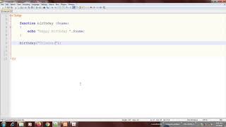 29. PHP TUTORIAL - Functions (two arguments)