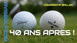 Le test comparatif entre les balles d'aujourd'hui et les balles d'avant hier by Avisgolf