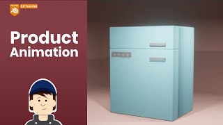 How to model and animate a stylized refrigerator in Blender [2.91]