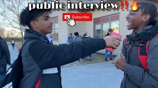 Asking middle schoolers what’s their body count🤭‼️ ( Public interview )