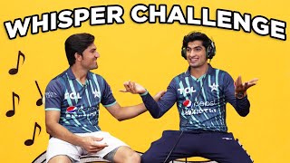 Naseem Shah and Mohammad Wasim Play The Whisper Challenge 🎧💬 | PCB | MA2T