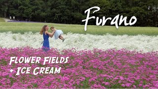 Flower Fields and Endless Ice Cream in Furano HOKKAIDO Japan 🌸 💖🍦