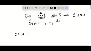 In Problems 7-16, information is given about a polynomial function f(x) whose coefficients are real…