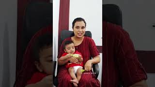 കുഞ്ഞു വാവയുടെ മുടി ചീകാമോ? | Baby comb \u0026 hair brush #MummaBabySeries Part -2 #short #shorts #kids