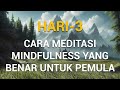 Cara Meditasi Yang Benar Untuk Pemula | Hari 3