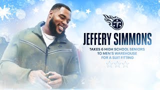 Jefferey Simmons Takes High Schoolers to Men’s Warehouse