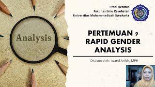 Rapid Gender Analysis_MK Gender dan layanan kesehatan reproduksi