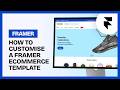 How to Customise a Framer Ecommerce Template (Topshelf)