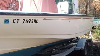 Boston whaler Hull gelcoat and deck repairs