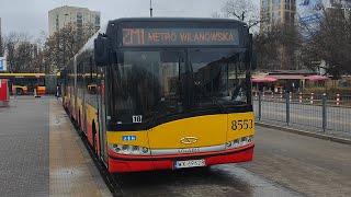 Linia ZM1 - Solaris Urbino 18 III #8553 ( MZA Warszawa )