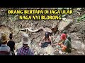 Geger !! Hendak Memancing Di Sungai Warga Temukan Orang Bertapa dijaga Ular Naga