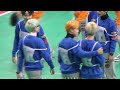 160118 아육대 슈짐 장내 탈출 실패한 후 잭슨군이랑 노는 미니미니 ㅋㅋ