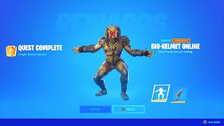 How to get The Predator BUILT IN EMOTE..! Fortnite Battle Royale
