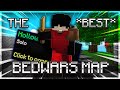 THIS IS THE BEST BEDWARS MAP!! | Solo Bedwars Commentary