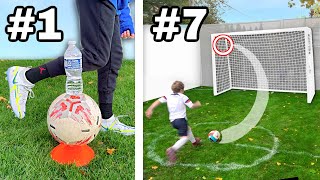 11 Soccer TRICK SHOTS from EASY to IMPOSSIBLE!