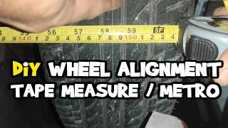 Paano Mag DiY Wheel Alignment gamit ang METRO o TAPE MEASURE [Toe In Toe Out]