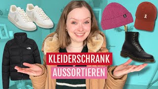 Kleiderschrank aussortieren (Schuhe, Jacken \u0026 Accessoires)