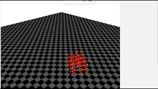 Evolutionary Algorithm Phase B - moving soft robot