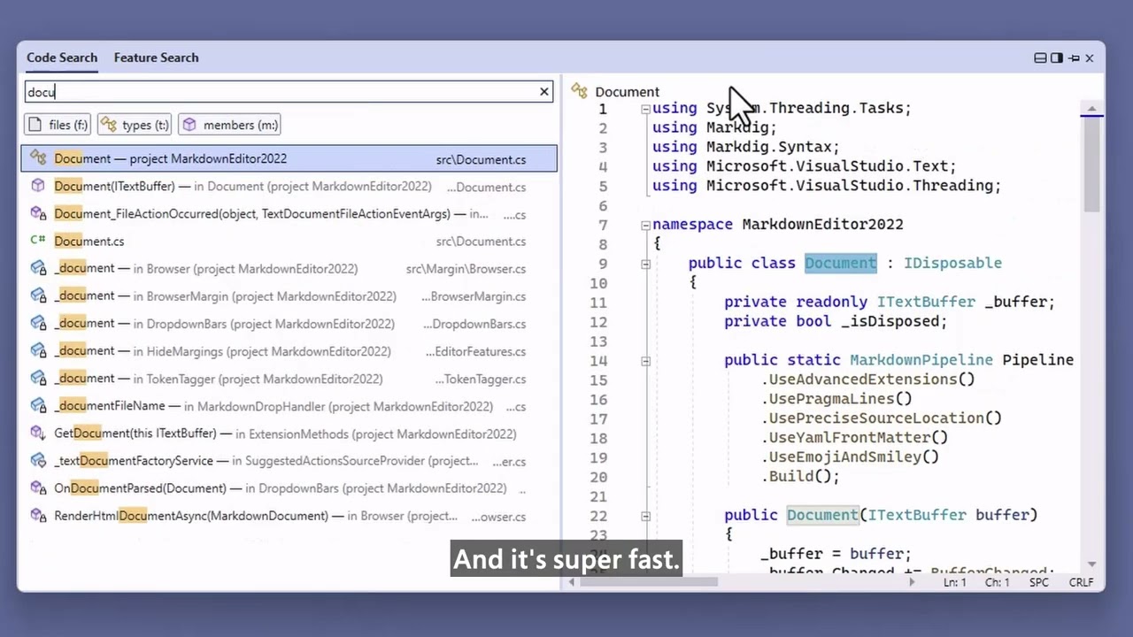 All In One Search In Visual Studio 2022 V17.5 - YouTube