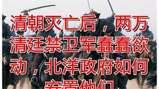 清朝灭亡后，两万清廷禁卫军蠢蠢欲动，北洋政府如何安置他们