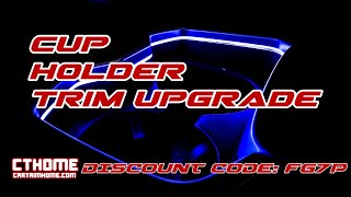 2019- 2014 TOYOTA RAV4 LED CUP HOLDER TRIM INSTALL FROM CARTRIMHOME