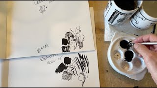 Drawing Comics: Tips & Tricks for Inkers: Paper Comparison: How To Use & Clean An Expensive Brush