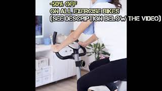Simoner Home Elliptical Bike 2 in 1 Cross Workout Trainer Exercise Fitness Machine Upgraded Upright