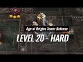 Age Of Origins (AOZ) Gameplay - Tower Defense Level 20 HARD MODE - Easy 3 star setup & Strategy