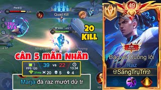 Đồng Đội Khen Hay Team Địch Cay Cú Vs Mãn Múa Raz Cân 5 Lả Lướt 20 Kill Của Top Raz