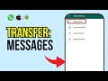 Transfer WhatsApp Messages from Android to iPhone Without PC