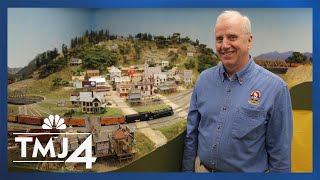 It took him 21 years to build his giant model railroad