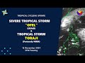 Press Briefing: STS #OfelPH {Usagi} & TS #NikaPH {Toraji}at 5 PM | November 12, 2024 - Tuesday