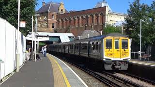 Thameslink 319443 and 319440 passing Crystal Palace