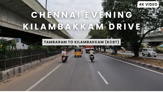 Chennai morning Kilambakkam drive|Tambaram to Kilamabakkam|4k| satisfying video  #chennai #tambaram