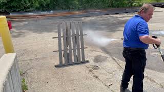 Pressure Washer Porn. 3500 PSI @ 12 GPM pressure washer www.trashbincleanersdirect.com (must watch)